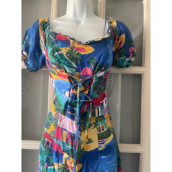 Zara Multi Color Mini‎ Dress - Picture 5 of 10